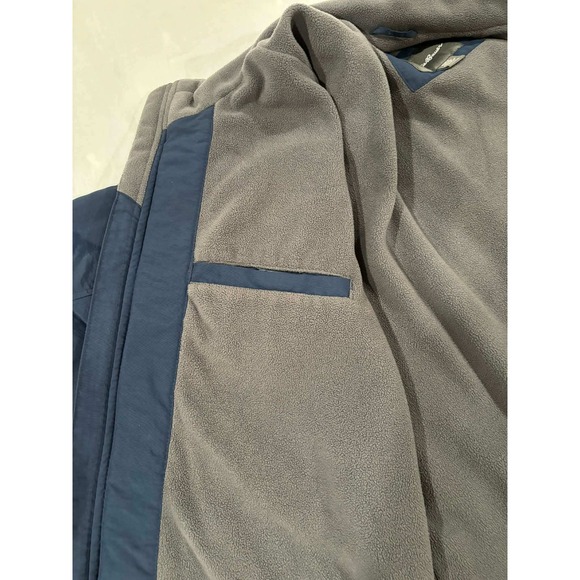Eddie Bauer Mens XL Full Zip Jacket Navy Blue Kimley Horn Embroidered Lined - Picture 16 of 16